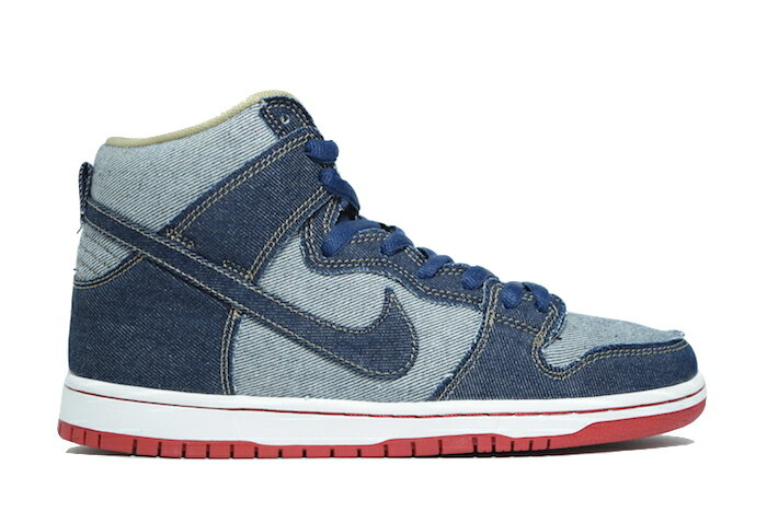 【送料無料】未使用品 NIKE SB DUNK HIGH TRD QS REESE DENIM MIDNIGHT NAVY 881758-441 ナイキ ダンク ハイ プロ エスビー リース フォーブス デニム スニーカー メンズ 新古品 【中古】