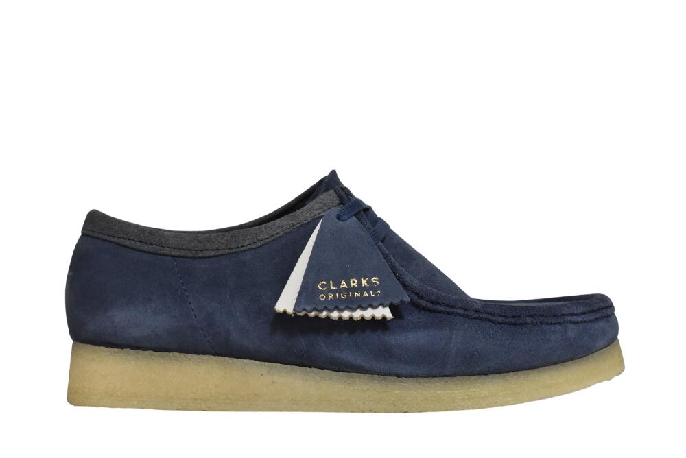 【送料無料】CLARKS ORIGINALS WALLABEE BLUE クラークス ワラビー ネイビー ブルー スエード ブーツ シューズ スニーカー ギフト