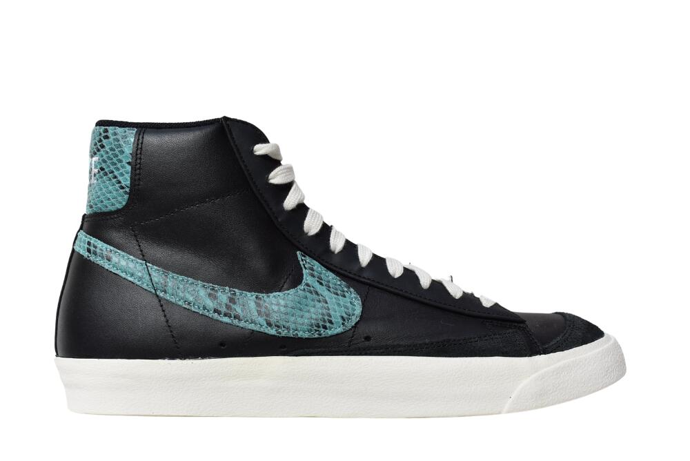 【送料無料】未使用品 28.5CM NIKE BLAZER MID VNTG SNAKE BLACK CI1176-001 ナイキ ブレザー ミッド スネークスキン ブラック レザー スニーカー メンズ 新古品 【中古】