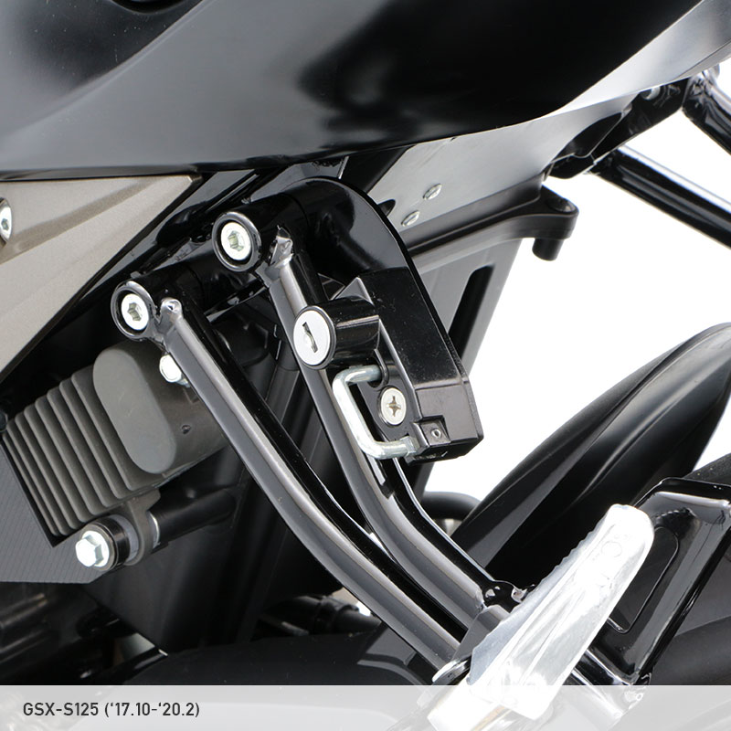 エンデュランス2号店のGSX-S125 DL32B DL32D GSX-R125 DL33B DL33D ヘルメットホルダーキット｜アングル3