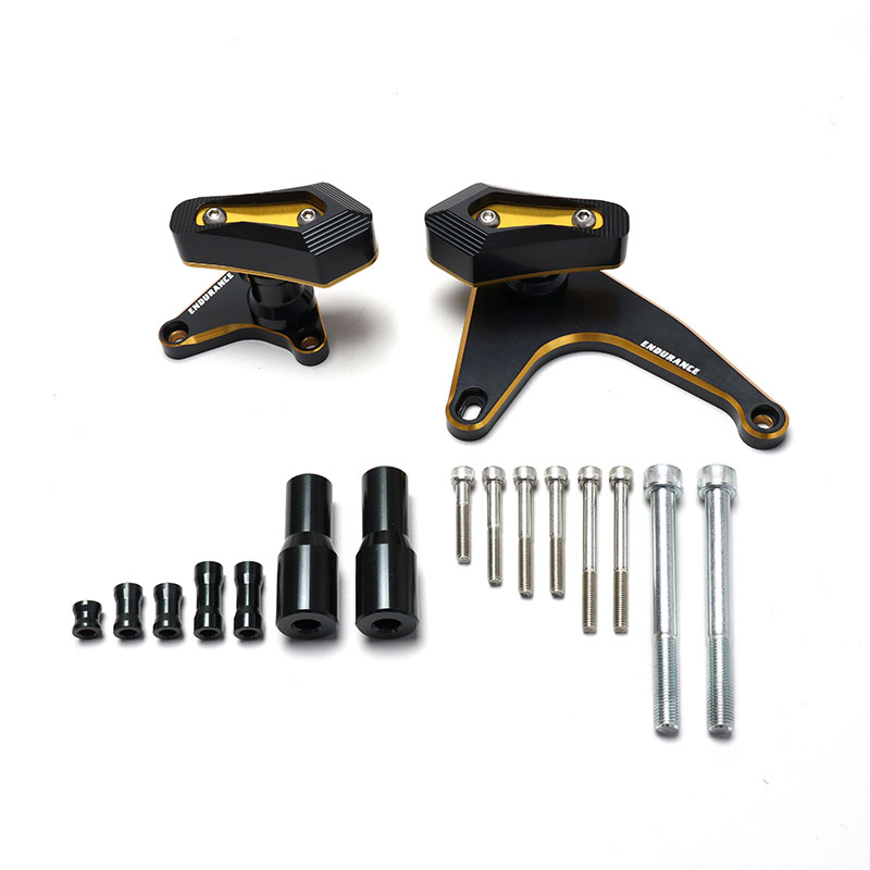 CB650R RH03 CBR650R RH03 エンジンスライダー セット(ブラック／ゴールド) バイク