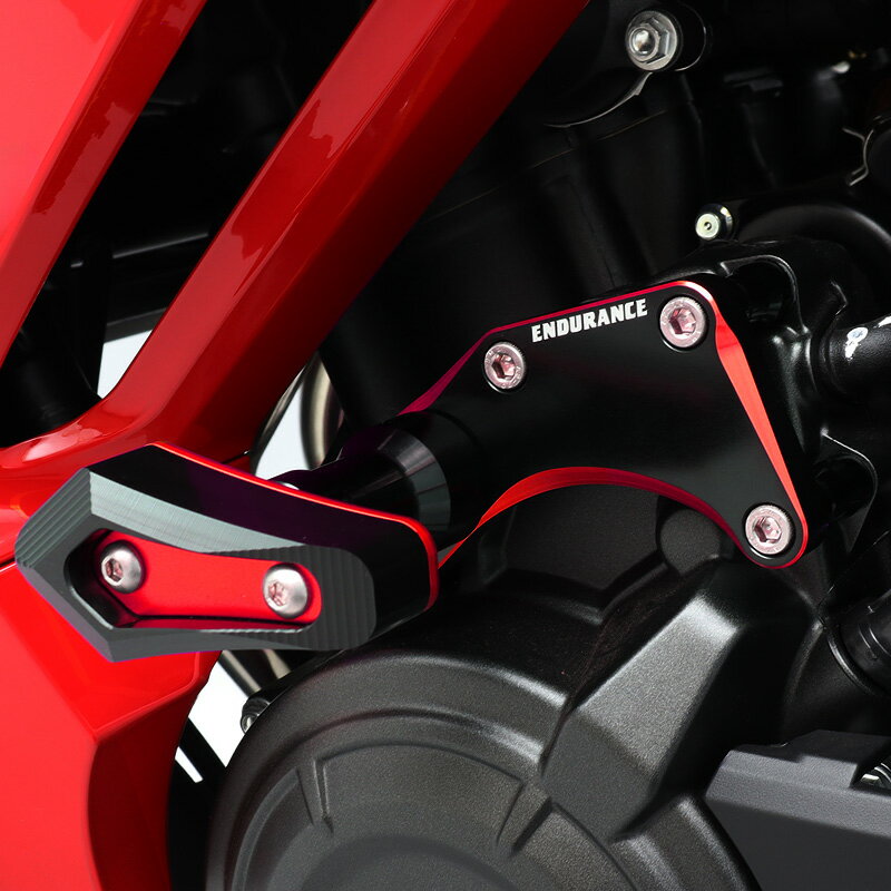 CBR400R NC65 NC56 NX400 NC65 エンジンスライダー セット(ブラック／レッド) バイク