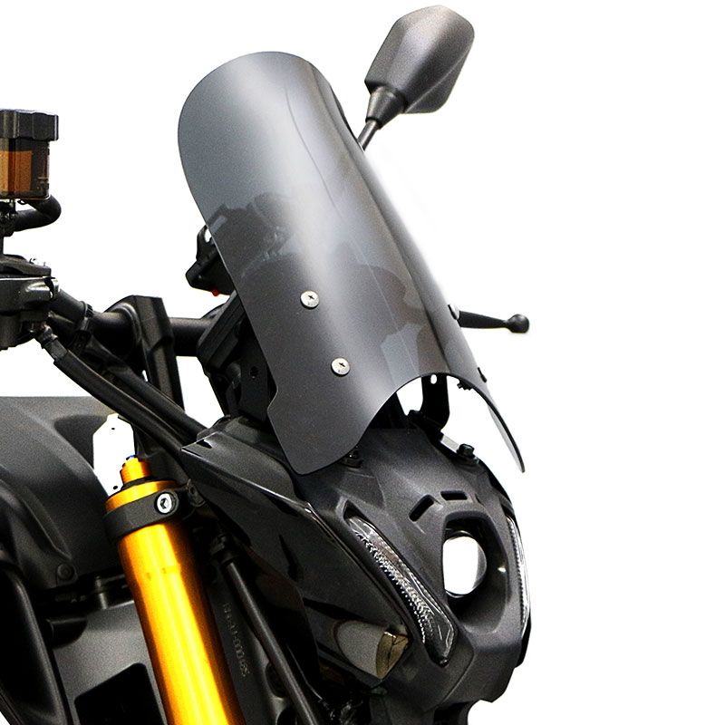 MT-09 MT-09 SP RN69J メーターバイザーロングセット(スモーク)＋取り付けキット バイク