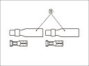 11.Φ3.5メスギボシセット グリップヒーター 補修部品 バイク