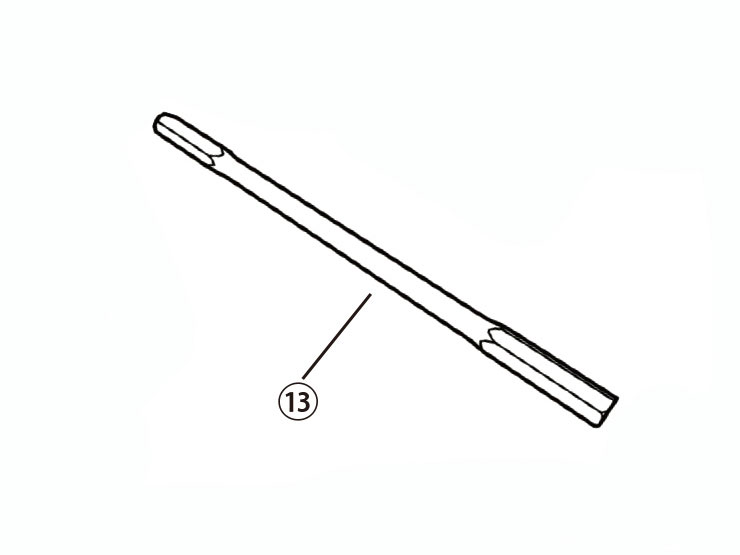 Rakuten - 【レース専用】 13.ROD CHANGE 230MM [バックステップキット(EH650K64R1)：補修部品] バイク