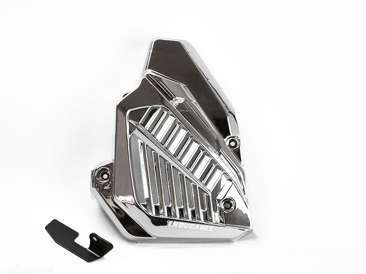 「5％OFFクーポン配布中」PCX('18.4～'21.1) PCX150('18.4～'21.1) ラジエターカバー メッキ バイク