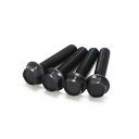 フランジボルト M8×45mm/4本セット(ブラック) バイク