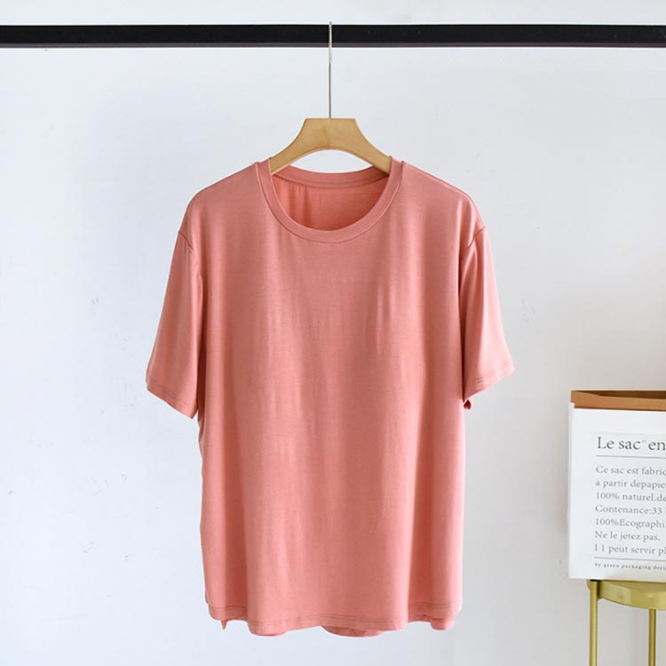 カップ付きtシャツ ルームウェア レディース カップ付き 半袖 寝巻 トップス 部屋...