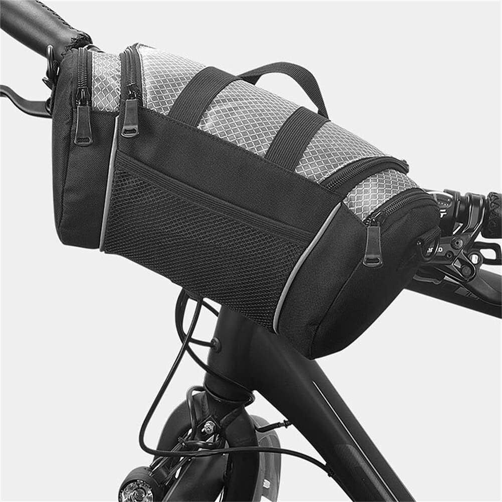 自転車 フロントバッグ ハンドルバーバッグ フレームバッグ トップチューブバッグ 防水 反射 大容量 容量調節可能 収納アクセサリー