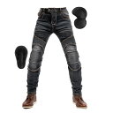 バイク用パンツ メンズ ライディングパンツ プロテクター付き メンズデニムパンツ オールシーズン ライダースパンツ 耐磨 ツーリングジーンズ ストレッチ素材