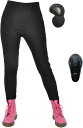 バイクパンツ レディース ライディングパンツ プロテクター付き ライダースパンツ ケブラー素材 耐磨 バイクズボン 伸縮性に優れ バイクレディースパンツ 春夏秋...