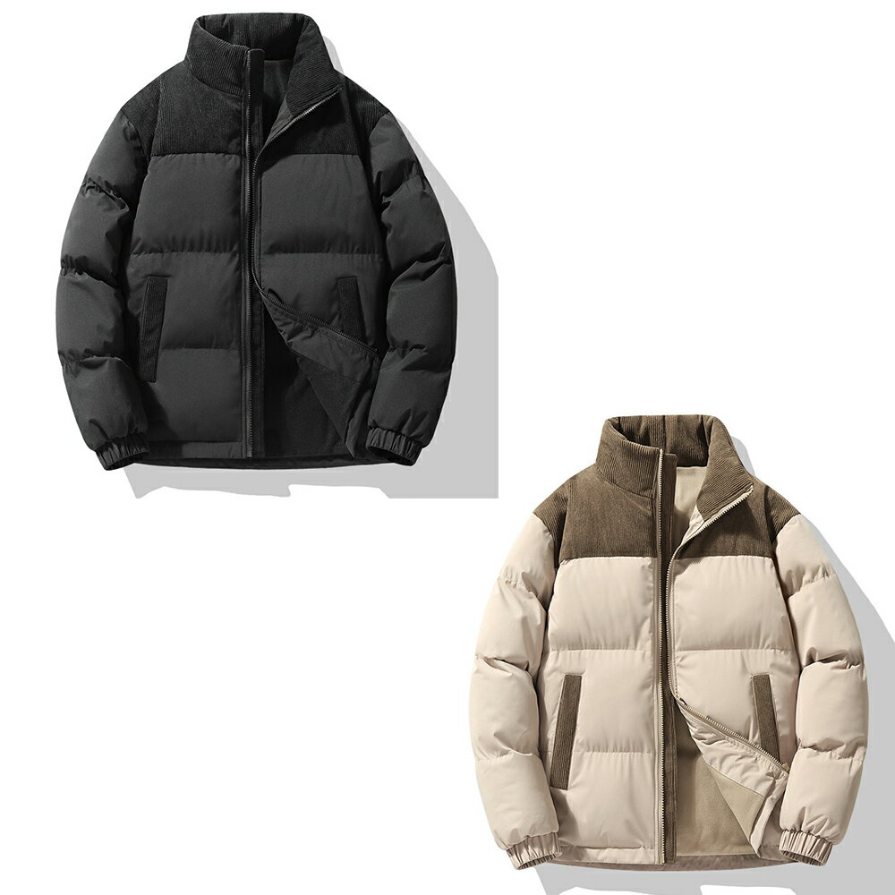 Rakuten - メンズ 中綿ジャケット 冬服 スタンドカラー アウター 厚手 防寒 防風 通勤 通学 登山 アウトドア