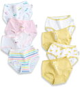 女の子 ブリーフ パンツ 8点セット Hapipana 女児 キッズ ショーツ 下着 綿 レース 通気 ショーツ 子供服 短パン ガールズ ジュニア 幼児 小学...