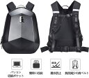 バイク用 リュック バッグパック ヘルメット収納 オートバイパック ツールングパック バイクバッグ バックパック 防水 炭繊維 摩耗性 通気性 多機能 耐久性 防水カバー付き 大容量 GR-BB04