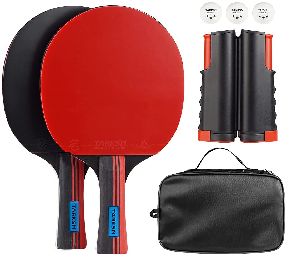 本格的な卓球ラケット 卓球セット 国際規格 試合専用 伸縮 卓球ネット 卓球ラケット 収納バッグ付き 収納便利 職場でも 家庭でも楽しめる 持ち運び便利 子供用 大人用 ラケット 2本 伸縮ネット 1 卓球ボール 3個 ホワイト ブラック 魅力的な価格
