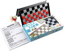 チェッカー 折りたたみ式 Homraku セットマグネット付き駒 棋盤 おもちゃ 駒の動かし方説明書付き コンパクト旅行ゲ…