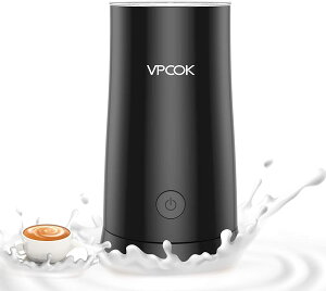 ミルクフォーマー Vpcok 電動牛乳 泡立て器 420W 120ML コーヒー ふわふわミルク カプチーノ ミニコーヒー攪拌機