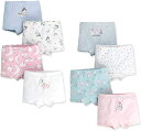 Hapipana 女の子 ボクサーショーツ 8点セット 女児 キッズ ショーツ 下着 綿 レース 通気 パンツ 子供服 短パン ガールズ ジュニア 幼児 小学生...