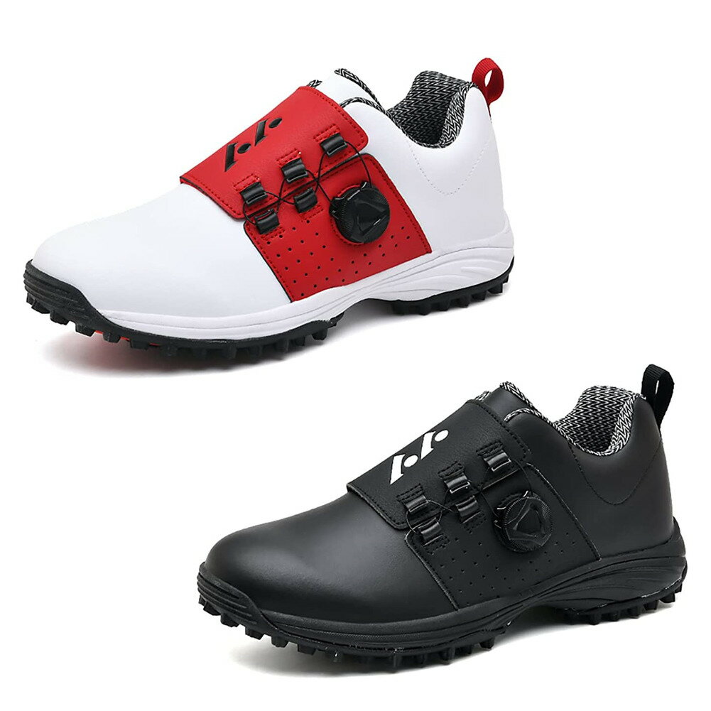 ゴルフシューズ メンズ スパイクレスゴルフスニーカー大人ゴルフ 練習 靴 軽量 滑り止め 通気性 耐摩耗 履きやすい 24.5cm-27.5cm