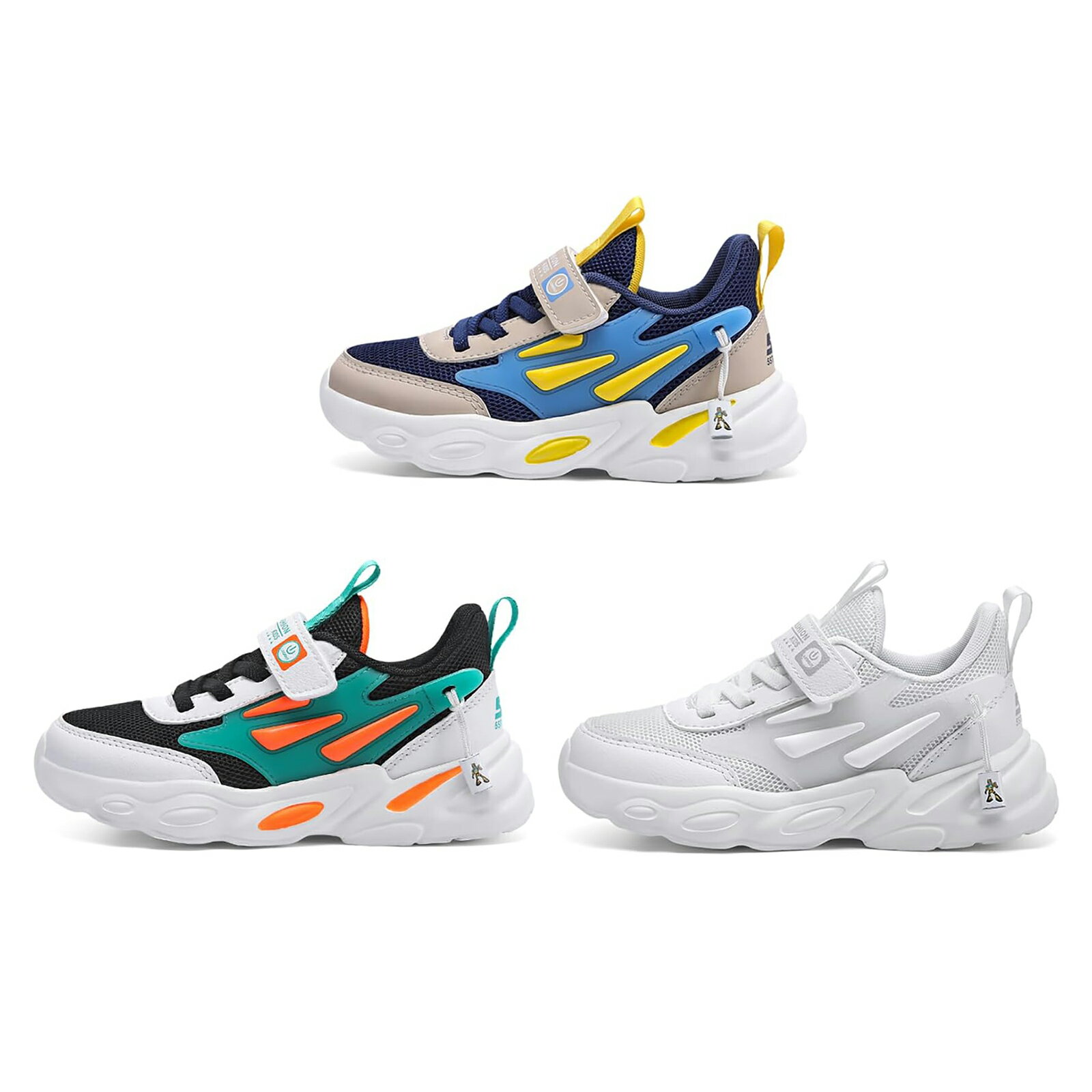 Rakuten - スニーカー ジュニア バスケットシューズ キッズ バッシュ 男の子ハイカット スニーカー 女の子 ランニングシューズ 子供靴 アウトドア 運動靴 通学靴 軽量 防滑 通気 日常着用 17.5cm-25.5cm