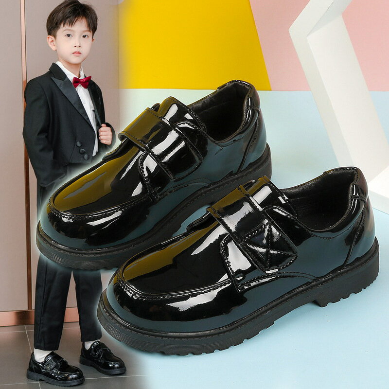 Rakuten - フォーマルシューズ 男の子 発表会 幅広 ローファー 学生 男子 柔らかい 本革 防水 厚底 革靴 キッズ 歩きやすい 七五三 入学式 卒業式 可愛い 軽量 滑り止め ドレスシューズ ボーイズ カジュアル 黒 蒸れない 子供 靴 通学 17.0cm-23.5cm