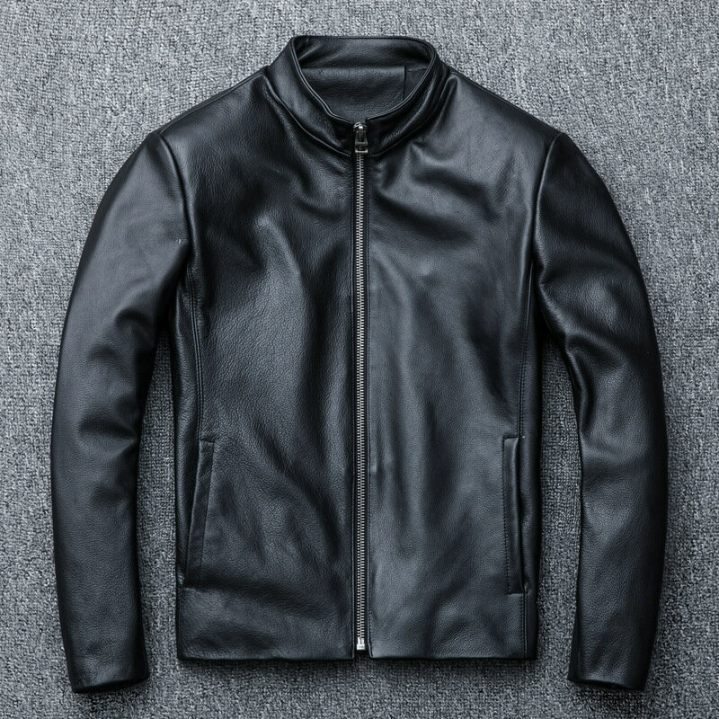 乐天商城 - レザージャケット 本革 メンズジャケット バイクジャケット レザー 革ジャン 牛革 ライダースジャケット 春秋冬 本革ブルゾン レザーコート 防風