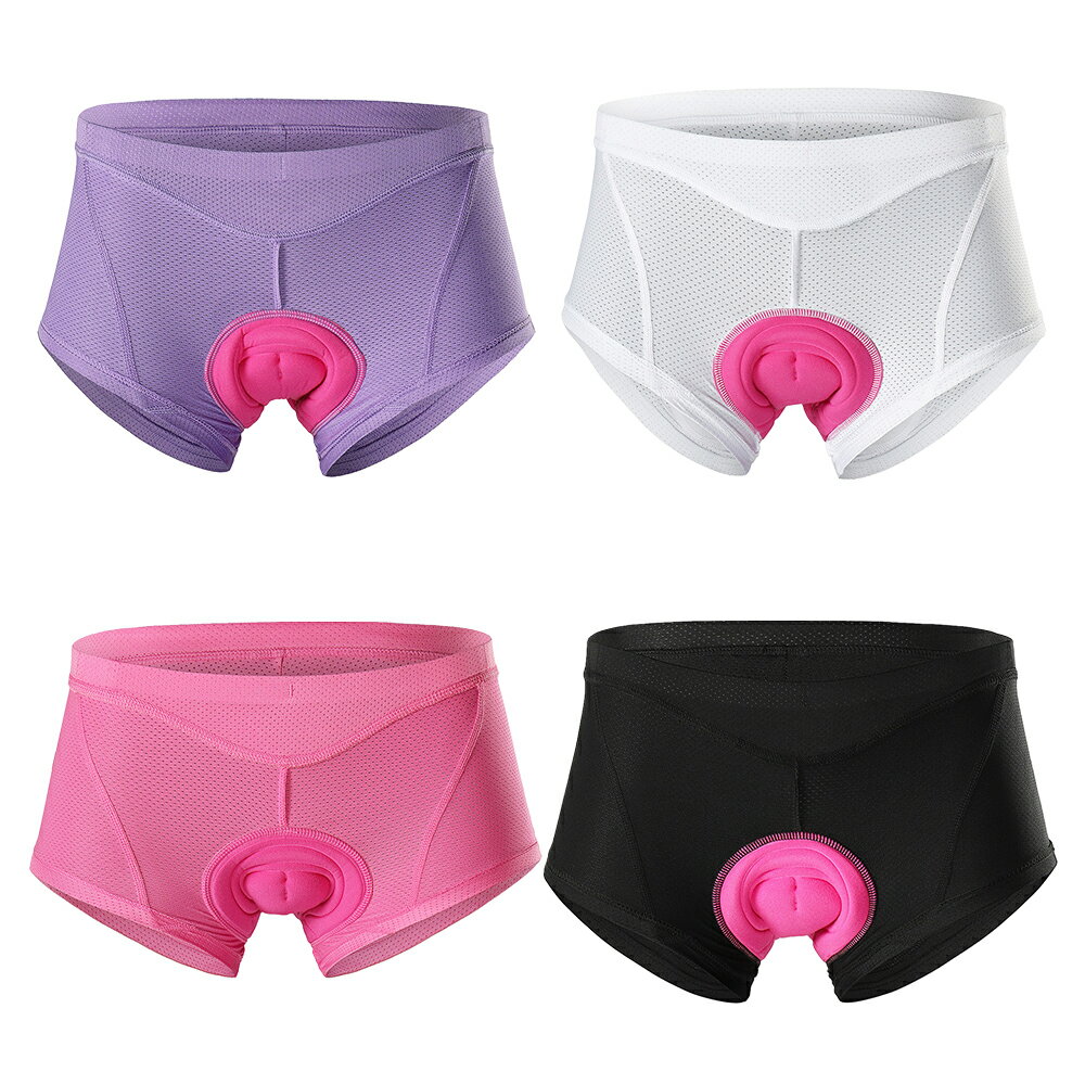 Rakuten - サイクルパンツ レディース インナーパンツ 夏用 3Dゲルパッド 吸汗速乾 痛み軽減 ストレッチ 自転車用 女性用 マウンテンバイク 四季通用