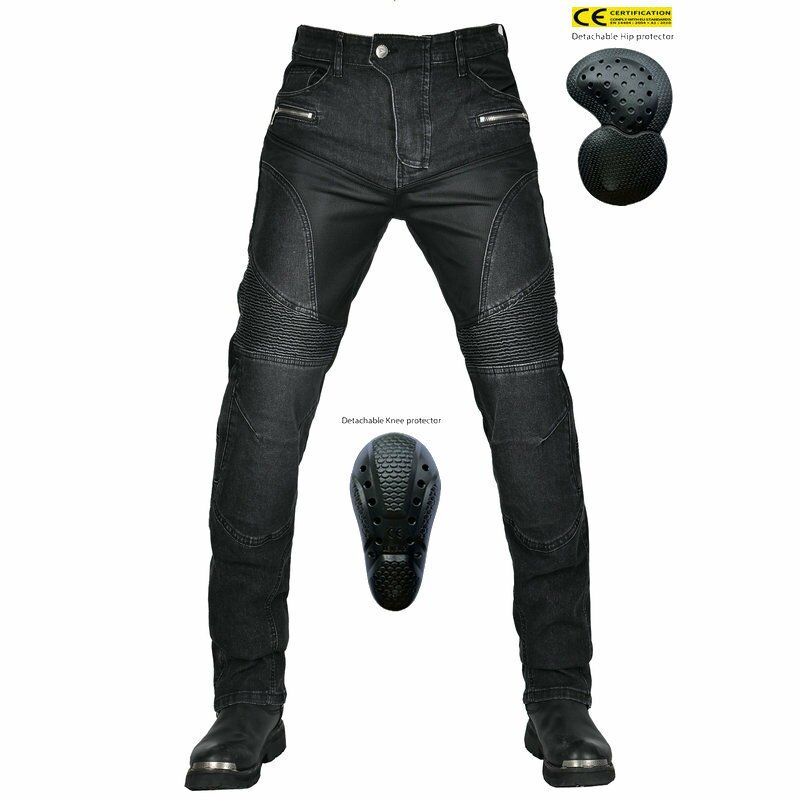乐天商城 - バイクメッシュパンツ 夏用メンズ バイク用パンツ ライディングパンツ プロテクター付き ライダースパンツ 夏 通気性に優れ バイクズボン メッシュ レーシングパンツ 耐磨 ブルー ブラック
