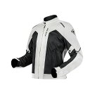 バイクジャケット 夏用 メンズ メッシュジャケット 夏 ライディングジャケット メッシュ プロテクター レーシングジャケット バイクウェア 春夏秋 通気 ホワイ...