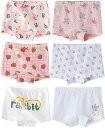 女の子 パンツ 6点セット キッズ ボクサー パンツ 下着 綿 通気 女児 ショーツ 幼稚園 子供服 短パン ベビー ガールズ ジュニア 幼児 小学生 100 110 120 130 140 150