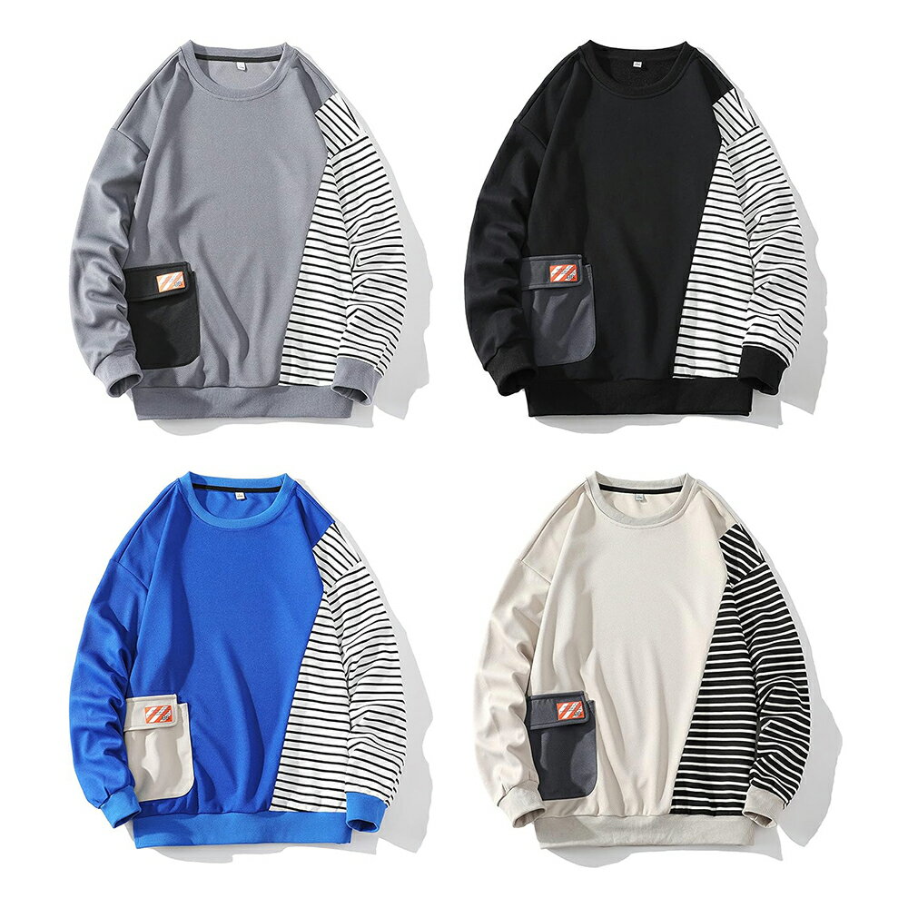 Rakuten - トレーナー 長袖 スウェット メンズ クルーネックスウェット ストレッチ 防寒 パーカー