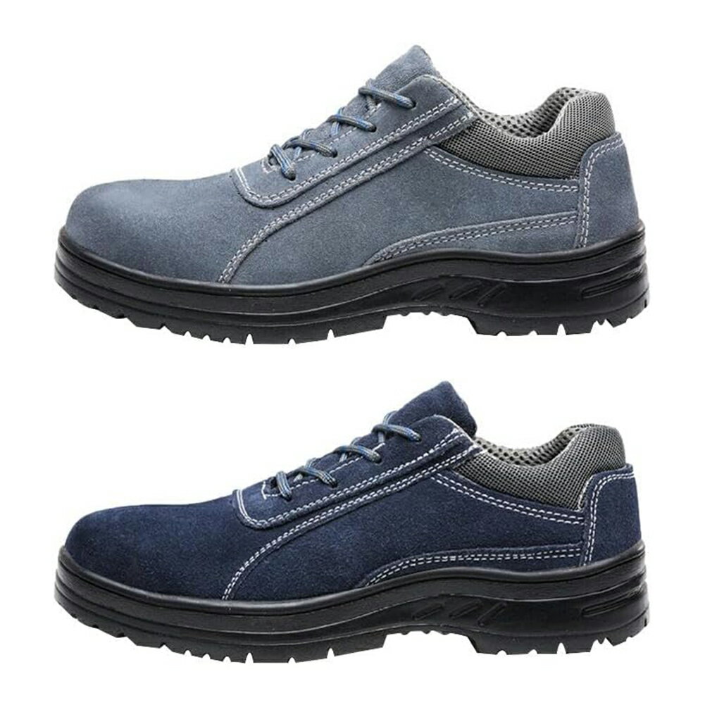 Rakuten - 安全靴 メンズ レディース 作業靴 滑らない靴 スニーカー セーフティシューズ 釘踏み抜き防止 軽量 通気性 耐滑 つま先保護 耐摩耗 23.5cm-28.0cm