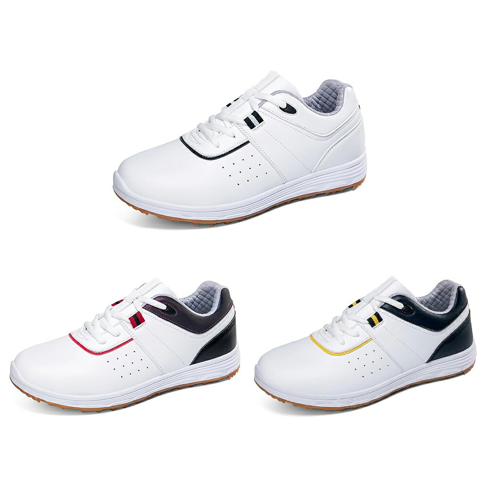 ゴルフシューズ メンズ ゴルフシューズ 軽量 滑り止め ウォーキングシューズ くレジャーゴルフシューズ 練習靴 アウトドア 快適な ジョギングシューズ アウトドア 通気 防水 防滑 耐磨 大きいサイズ 23.5cm-28.0cm