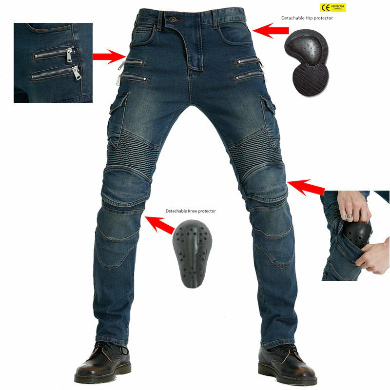 バイク用パンツ メンズ ライディングパンツ プロテクター ライダースパンツ 春秋 ...