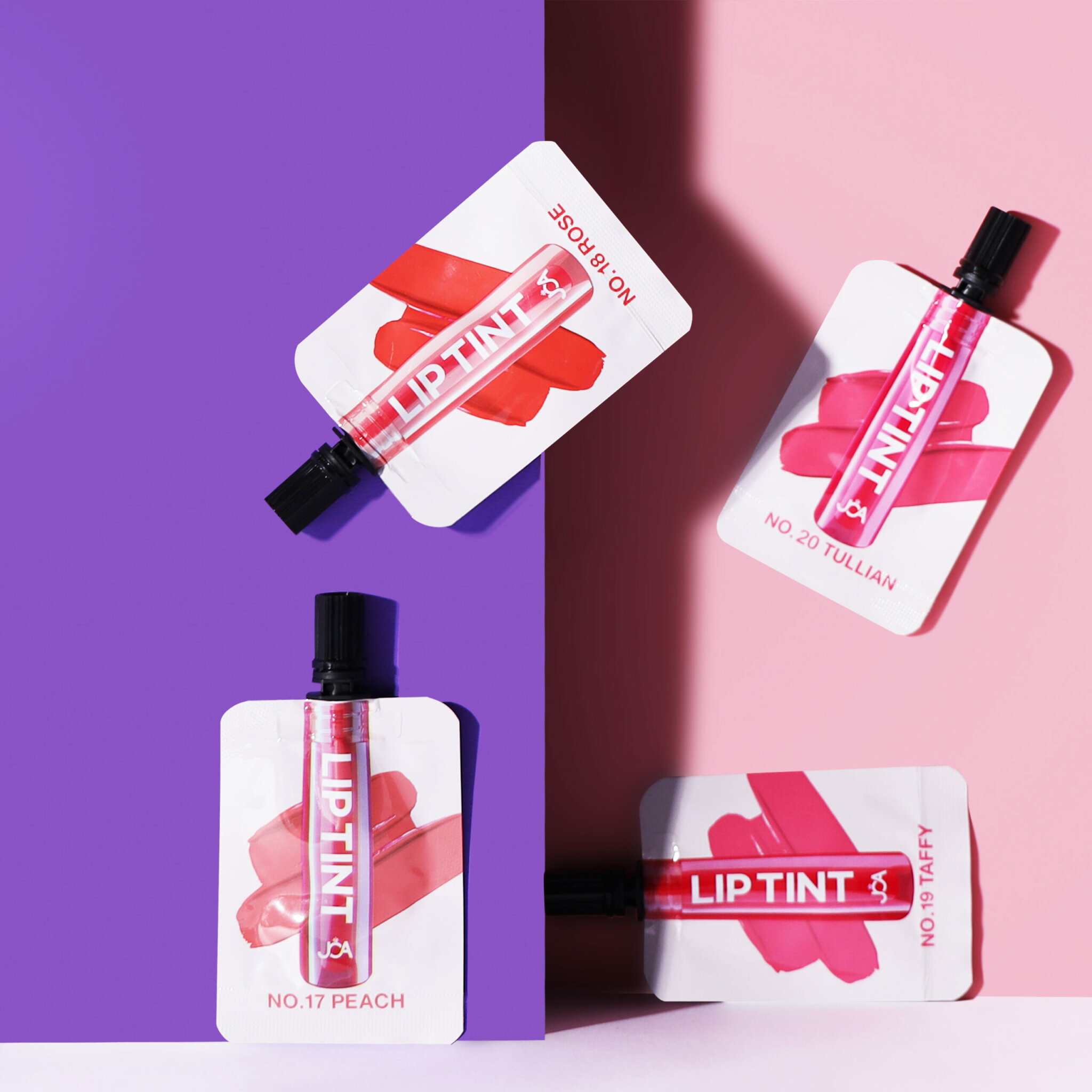 【エル・エスコーポレーション】JOAリップティント (口唇用美容液) 5ml グロス パウチ型 リップティント 携帯 便利 持ち運び 色落ちしにくい かわいい ジョア リップ ティントリップティント 韓国コスメ