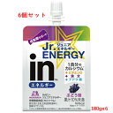 5/1限定!最大100%Pバック&全品P2倍【まとめ買 6個セット】【森永製菓】 inゼリー ジュニア エネルギー ぶどう 180gx6
