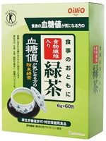 【日清オイリオグリープ】　日清　食事のおともに食物繊維入り緑茶 60包入り【P25Apr15】