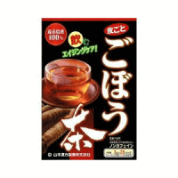 ごぼう茶 100％（3g*28包） &nbsp;商品説明 ゴボウとは　食物繊維の代表ともいえるゴボウには、群を抜いて水に溶ける水溶性食物繊維であるイヌリンが多く含まれています。日本人は野菜不足の傾向があり、このためどうしてもごぼうの繊維質も不足してしまいます。ここを補う意味でも、ごぼう茶を飲むのはいいことでしょう。健康効果からごぼう茶は注目されています。また、ノンカフェインなので安心して飲めます。 原材料&nbsp; ゴボウ &nbsp;内容量 3g*28包 お召上がり方&nbsp; ○やかんで煮だす場合 ・水又は沸騰したお湯、約400cc?600ccの中へ1バッグを入れ、約5分間以上、とろ火にて煮出し、1日数回に分け、お飲みください。 ○アイスの場合 ・煮出した後、湯ざましをして、ペットボトル又はウォーターポットに入れ替え、冷蔵庫で冷やしてお飲みください。 ○冷水だしの場合 ・ウォーターポットの中へ1バッグを入れ、水 約500ccを注ぎ、冷蔵庫に入れて約 1時間待てば、冷水ごぼう茶になります。一夜だしも、さらにおいしくなります。 ○きゅうすの場合 ・ご使用中の急須に1袋を入れ、お飲みいただく量のお湯を入れてお飲みください。 ・濃いめをお好みの方はゆっくり、薄めをお好みの方は手早く茶碗へ給湯してください。 区分 日本製・健康食品 販売者&nbsp; 山本漢方製薬 商品に関するお問い合わせ TEL：0568-73-3131 広告文責 株式会社エナジーTEL:0242-85-7380（平日10:00-17:00） 薬剤師：山内典子 登録販売者：山内和也