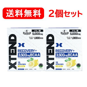 【アダプトゲン】【送料無料！2個セット】【XTEND】リカバリー プラスレモン味　1包8.3g×15包（エクステンド,xtend)