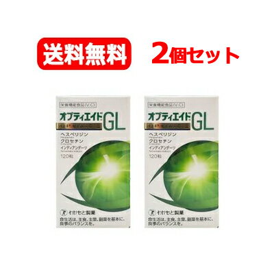 【送料無料 2個セット】【わかもと製薬】オプティエイドGL120粒 2個セット