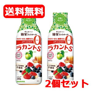 5/25限定！最大100％Pバック＆最大1,000円OFFクーポン＆全品2％OFFクーポン!【送料無料・2個セット】【サラヤ】ラカントSシロップP280g