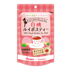 エントリーで全品ポイント5倍！2/16 01:59まで【山本漢方】白桃ルイボスティー　＜2g×10袋＞