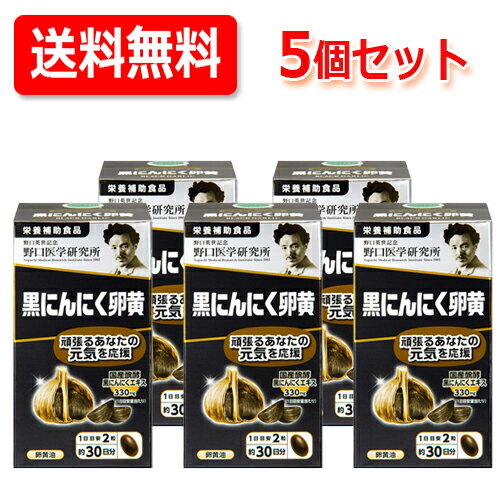 最大400円OFFクーポン！6/7 9:59まで！【野口医学研究所】黒にんにく卵黄(560mg×60粒）約30日分　【栄..