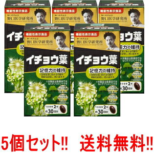 項目 内容 商品名 イチョウ葉　 製品特長 【栄養補助食品】 最近[思い出せない]が増えた方に！ 〇あれ？うっかり・・・が多くなった 〇同じことを何度も聞いてしまう 《届出表示》本品にはイチョウ葉フラボノイド配糖体、およびイチョウ葉テルペンラクトンが含まれます。上記の2成分は、認知機能の一部である記憶力（日常生活で生じる行動や判断を記憶し、思い出す力）を維持する機能があることが報告されています。 【届出番号:H220】 主要成分表示 （2粒あたり） イチョウ葉エキス 140mg DHA 90mg EPA 16mg 栄養成分表示 （2粒あたり） エネルギー 5.9kcal たんぱく質 0.32g 脂質 0.4g 炭水化物 0.25g 食塩相当量 0～0.01g 摂取目安量 2粒 内容量 30.6g （510mg×60粒） 区分 日本製・機能性表示食品（H220） 販売会社 野口英世医学研究所 [お客さま相談室] TEL：03-3501-0130 受付時間　平日9：00～17：00 広告文責 株式会社エナジー 電話番号：0242-85-7380 登録販売者：山内　和也なんと葉酸900μg配合！野口医学研究所葉酸サプリ！エナジー葉酸900 野口医学研究所　 葉酸900＆鉄＆カルシウム＋乳酸菌配合 野口医学研究所　 葉酸900＆鉄＆カルシウム＋乳酸菌配合 送料無料！お得な2個セット 野口医学研究所　 葉酸900＆鉄＆カルシウム＋乳酸菌配合 送料無料！さらにお得な3個セット