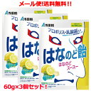5/1限定!最大100%Pバック&全品P2倍【送料無料!メール便!3個セット!】【浅田飴】はなのど飴 60g×3個セット! 皮膚や粘膜の健康維持の助け 抗酸化作...