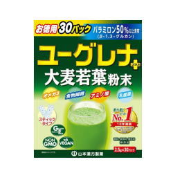 【山本漢方】ユーグレナ+大麦若葉粉末 30包 【山本漢方】ユーグレナ+大麦若葉粉末 30包