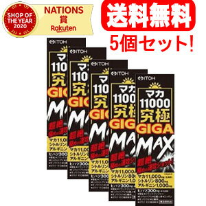 全商品2％OFFクーポン！ 8/20 23:59まで【送料無料！5個セット】【伊藤漢方製薬】マカ11000究極GIGA　MAX50ML×5