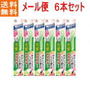 【メール便6本セット!送料無料】【小林製薬】生葉もふもふ磨けるブラシレギュラー1本入×6