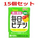 【アイクレオ】毎日ビテツフルーツミックス100ml×15本(栄養機能食品)