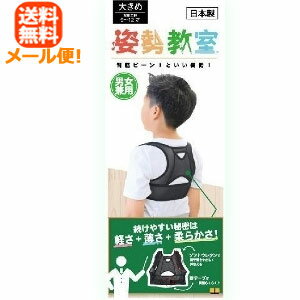 【メール便!送料無料!】【テルコーポレーション】姿勢教室大きめ ブラック対象年齢:9〜12才用 姿勢矯正